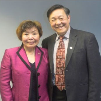 錢慰曾長老夫婦